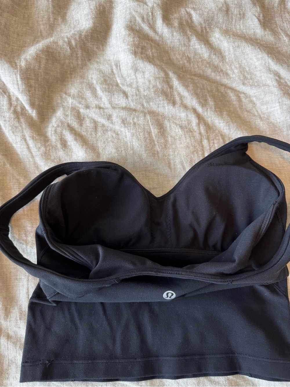 Lululemon Black Align Tank Top With Padding - Picture 4 of 7